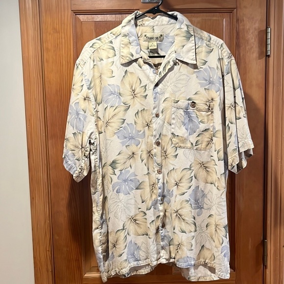 Paradise coves Hawaiian 100% silk button up shirt size xlarge. - Picture 1 of 4